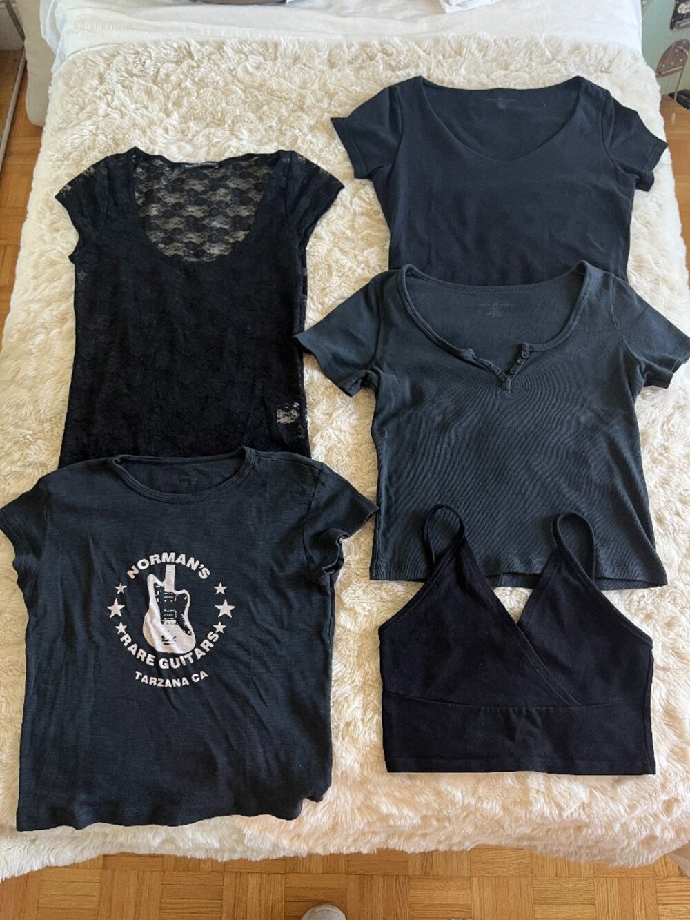 Brandy Melville Black / Dark Tops Bundle
